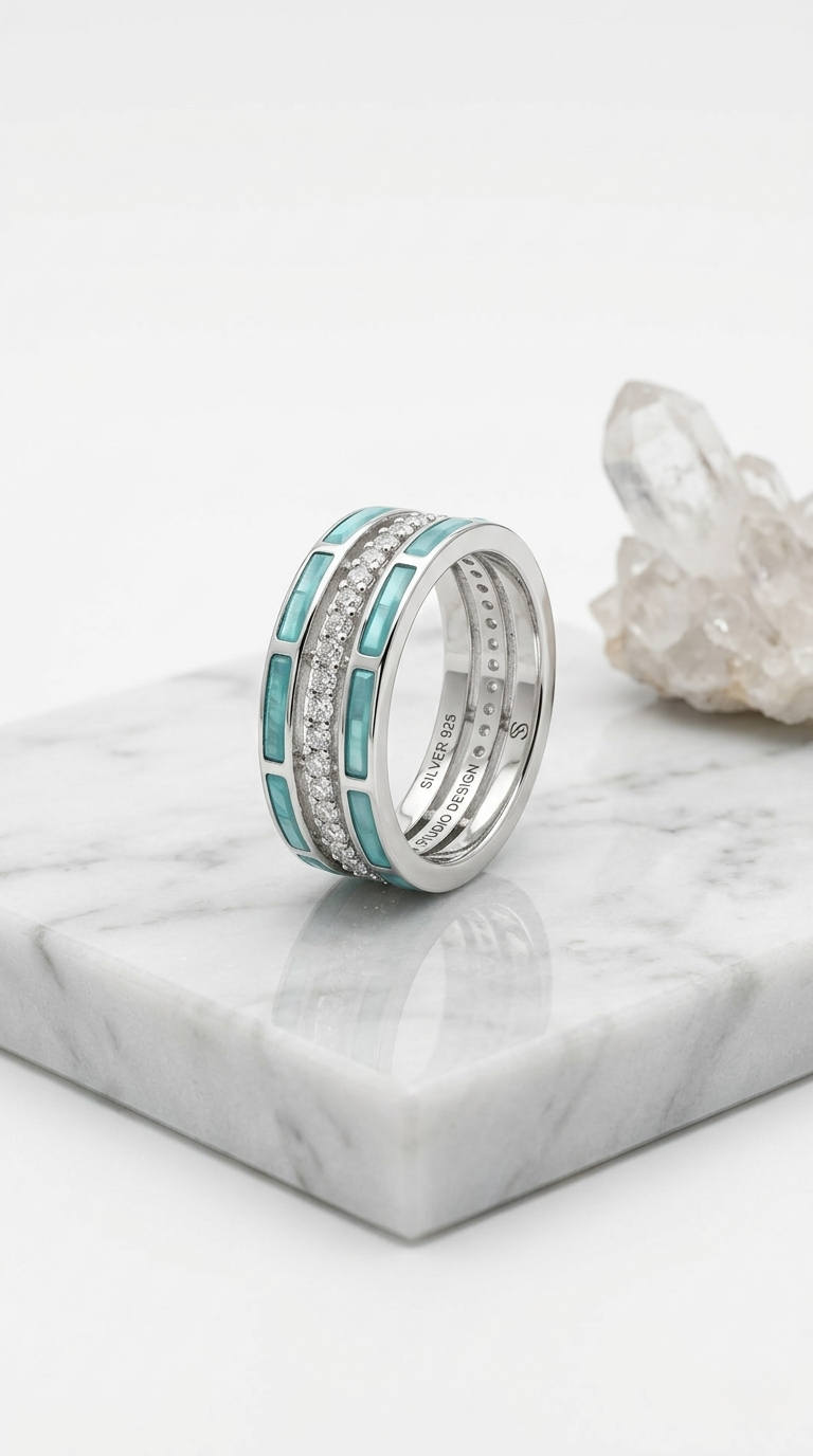 Strata Ring | 925 Sterling Silver
