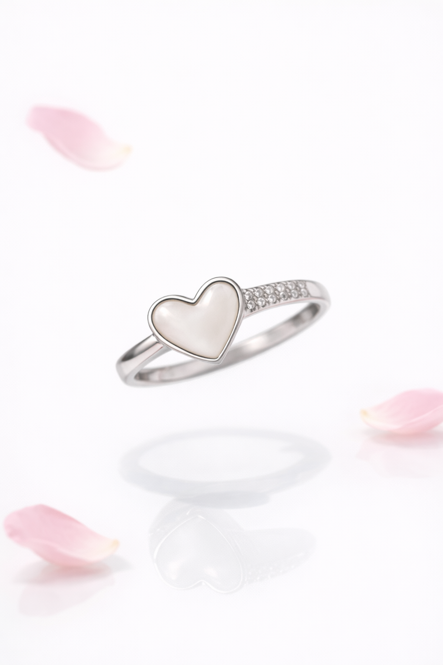 Luna Heart Ring | 925 Sterling Silver