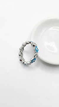 Nazara Blue Guard Ring | 925 Sterling Silver