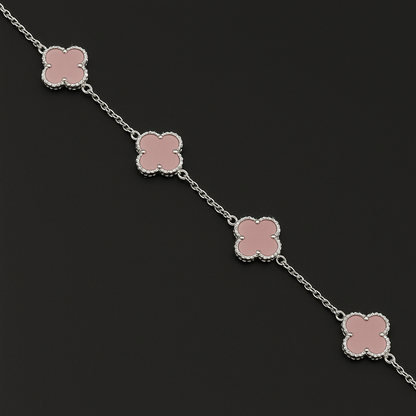 Blush Pink Clover Bracelet