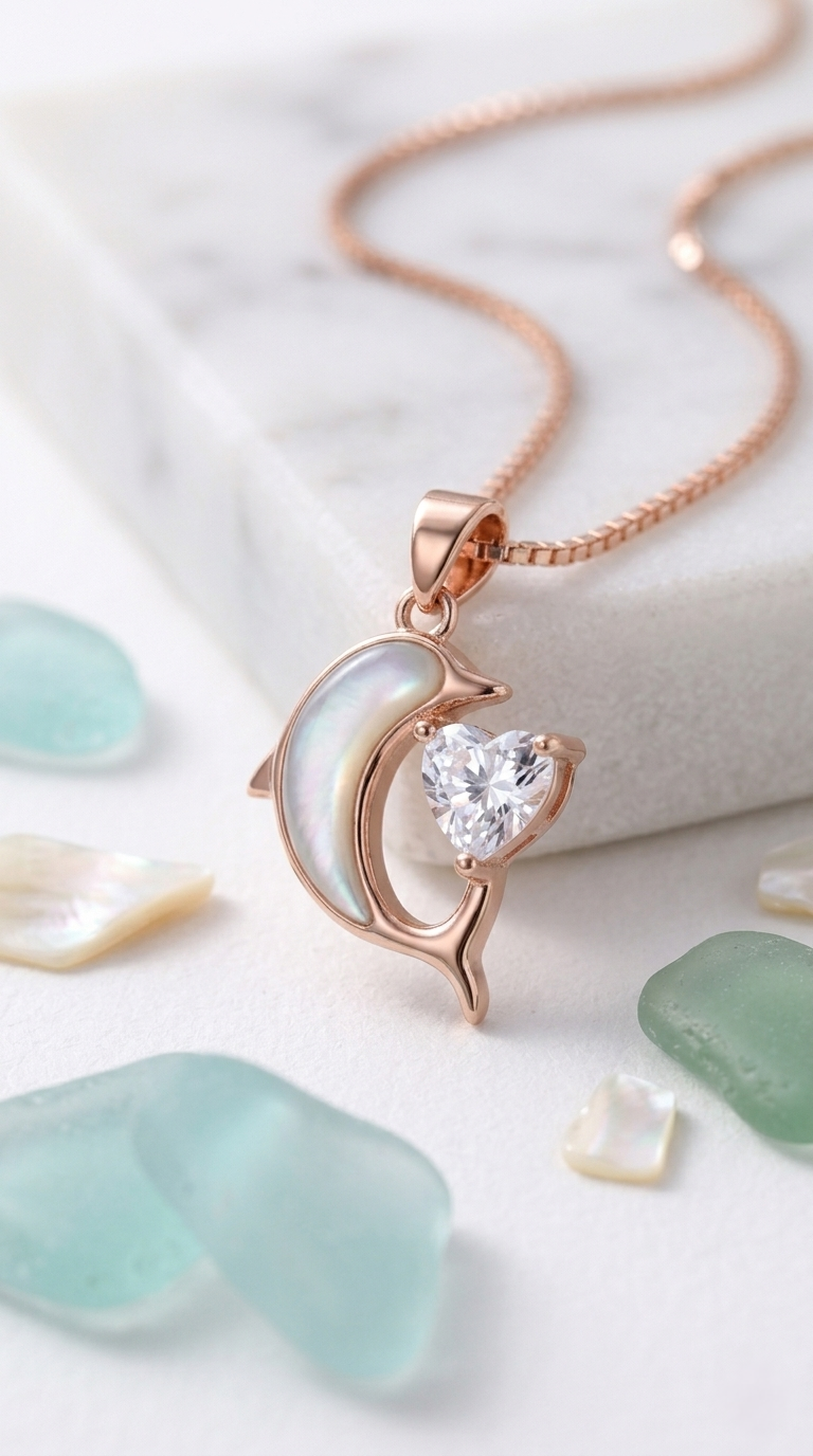 Delphine Heart Pendant | 925 Sterling Silver