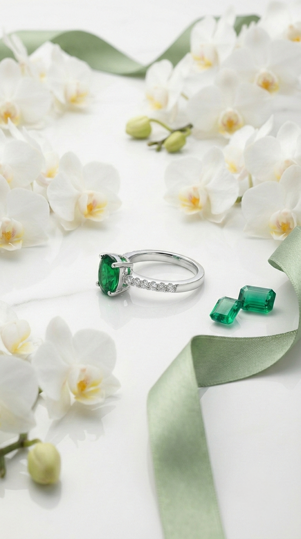 Aurelle Verde Classic Ring | 925 Sterling Silver
