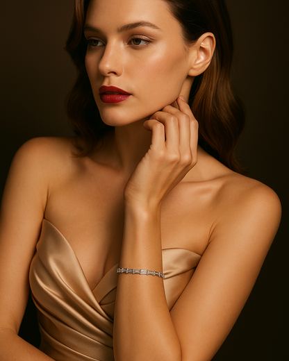 Linea Sparkle Kada Sterling Silver