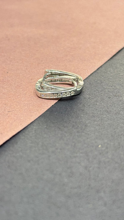 Modern Contour Hoop Earrings