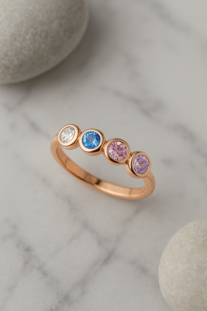 Spectrum Glow Ring - Sterling Silver