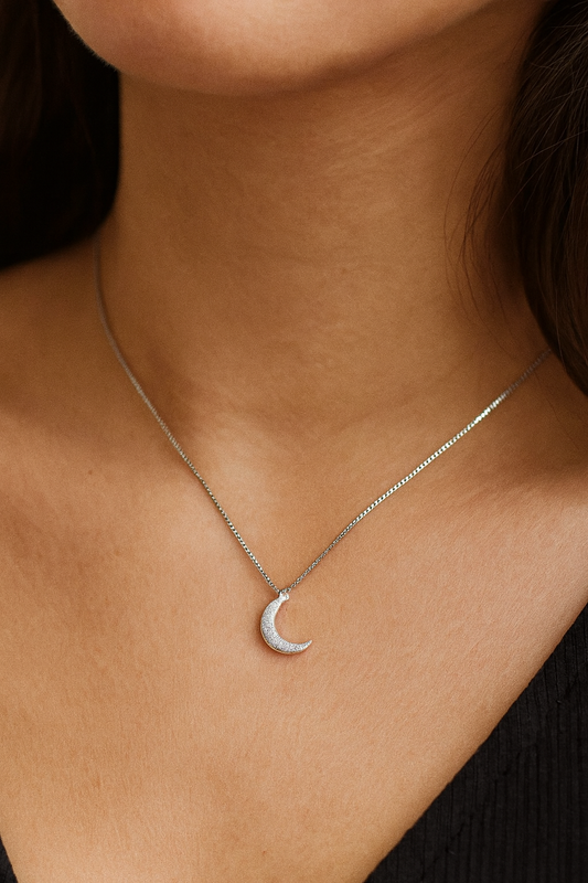 Celestial Crescent Necklace