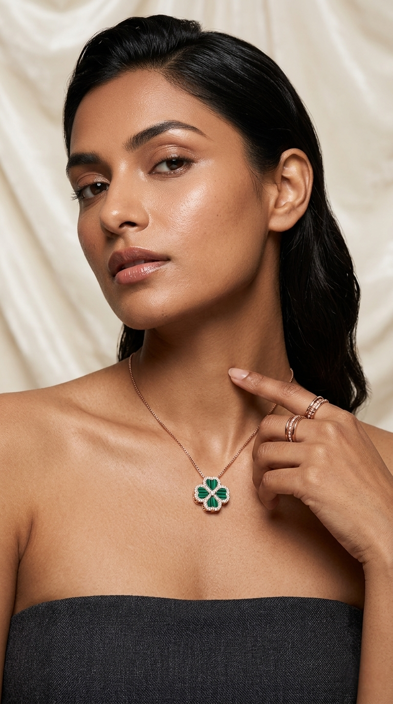 Elara Clover Pendant | 925 Sterling Silver