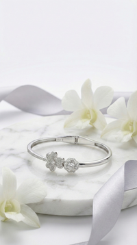 Aveline Bloom Kada | 925 Sterling Silver