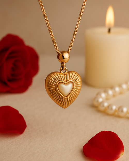 Solara Heart Sterling Silver Necklace