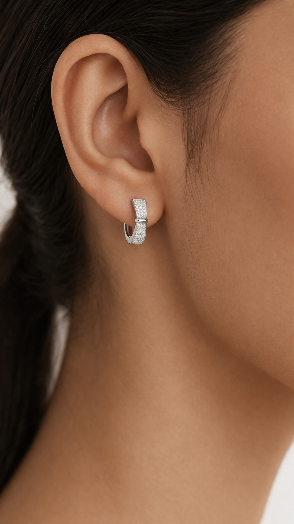 Lumi Knot Huggie Hoops | 925 Sterling Silver