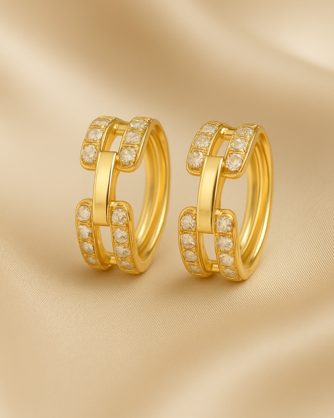 Eterna Pave Link Hopps - Demi Fine