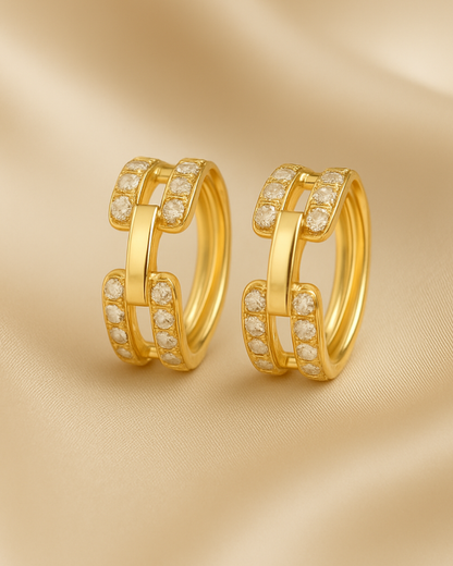 Eterna Pave Link Hopps - Demi Fine