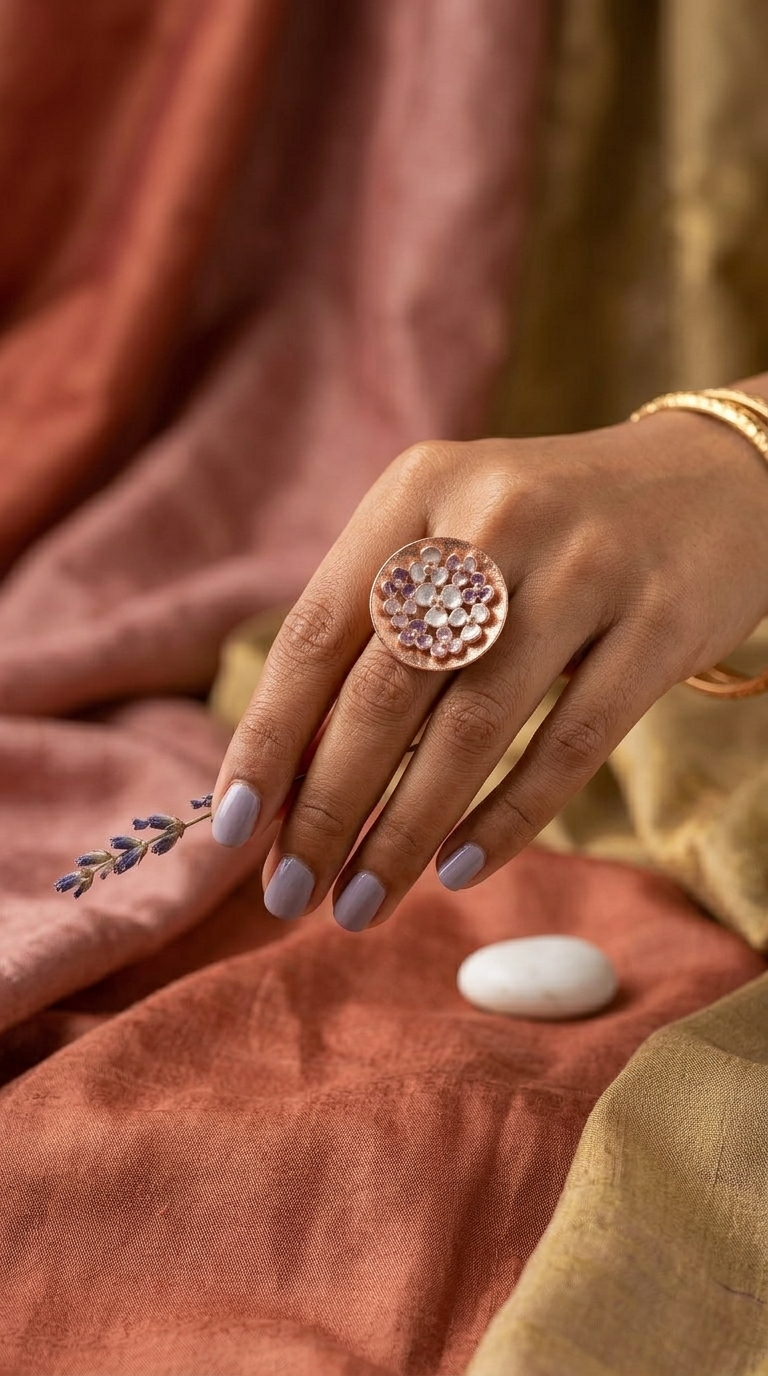 Florette Mosaic Ring | 925 Sterling Silver