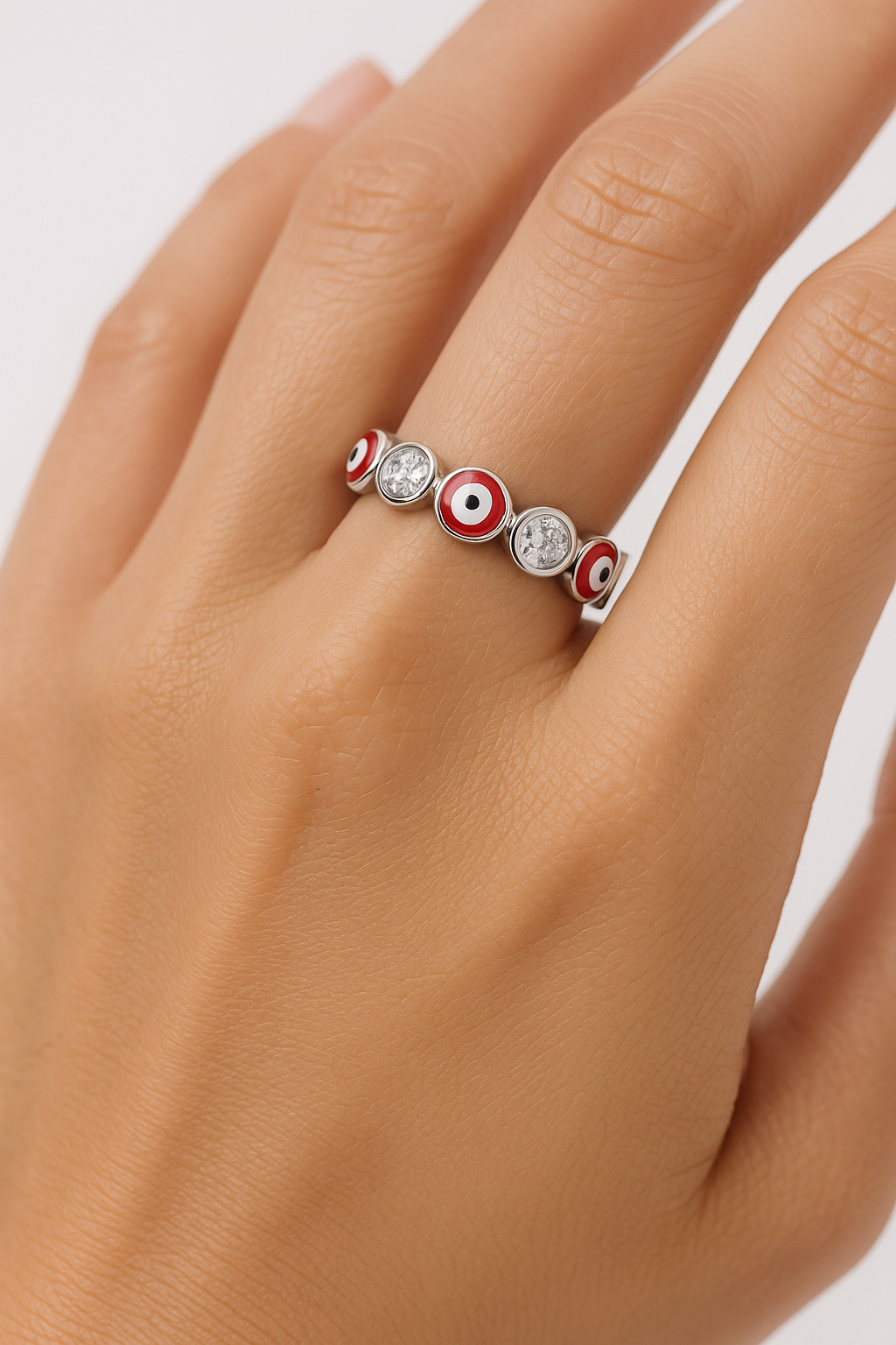 The Scarlet Eye Ring | 925 Sterling Silver