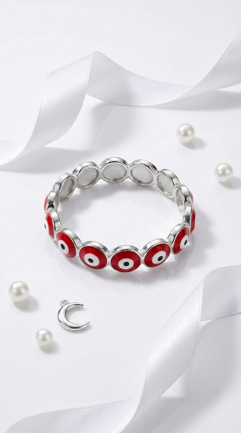 Nazara Scarlet Eternity Ring | 925 Sterling Silver