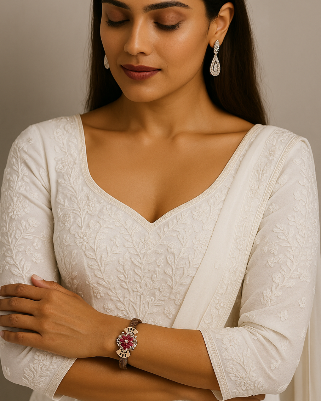 Regal Bloom Bracelet Sterling Silver