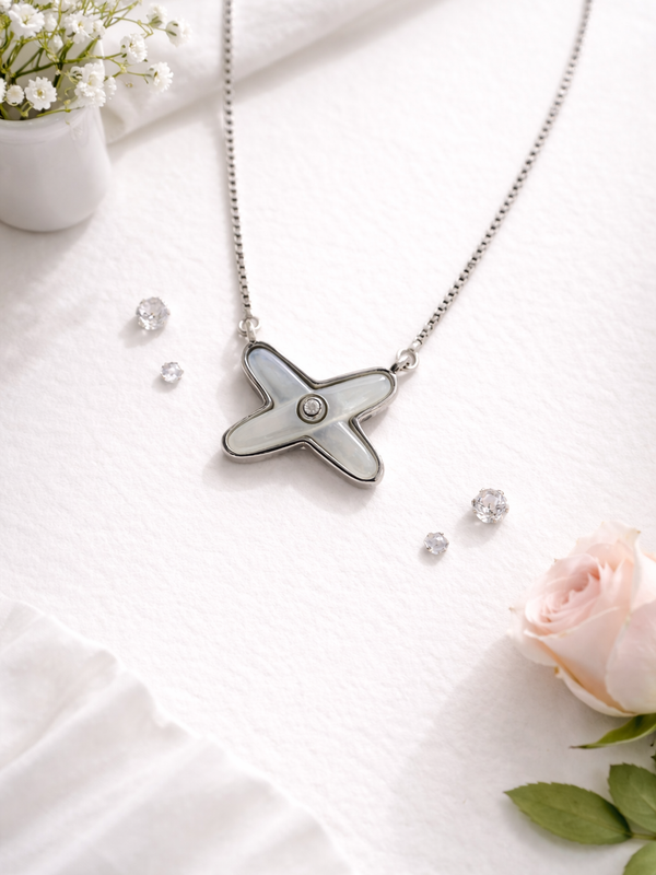 Lumis Pearl Necklace | 925 Sterling Silver