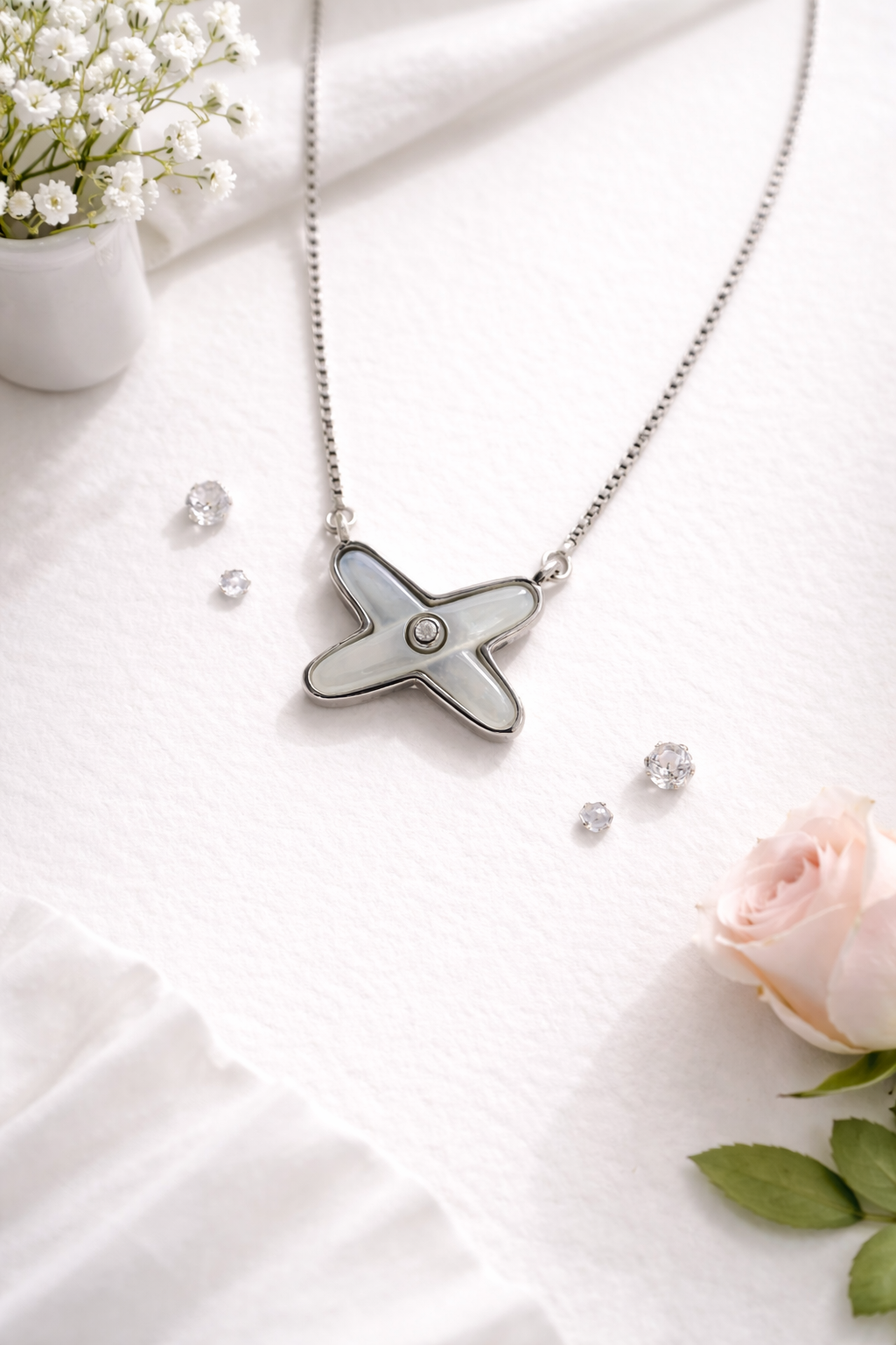 Lumis Pearl Necklace | 925 Silver