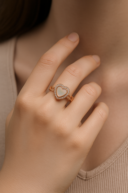 Luxe Amour Chain Ring - Sterling Silver