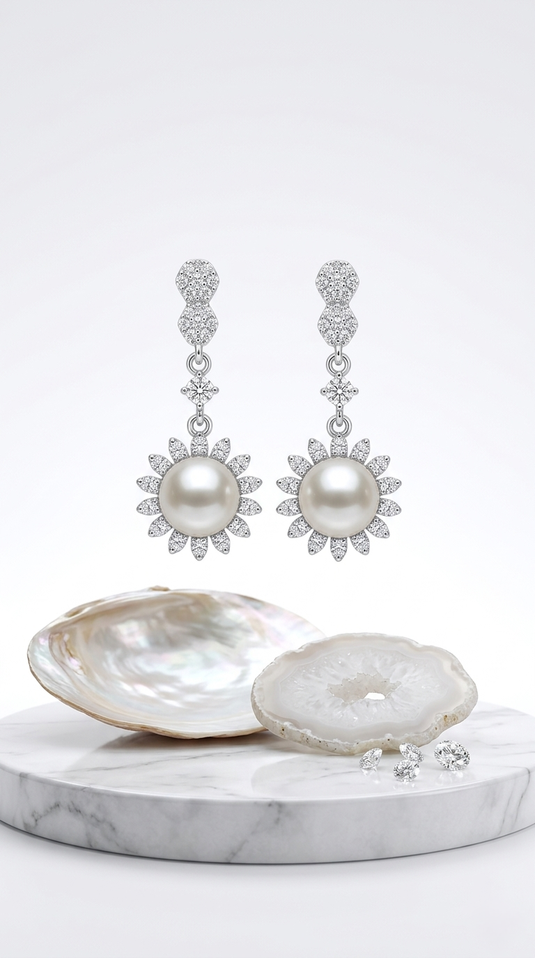 Seraphine Pearl Drops | 925 Sterling Silver