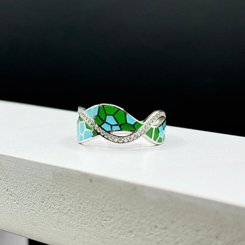 Verdant Twist Ring