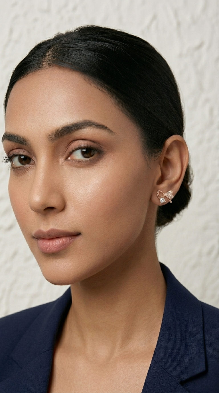 Velia Bow Studs | 925 Sterling Silver