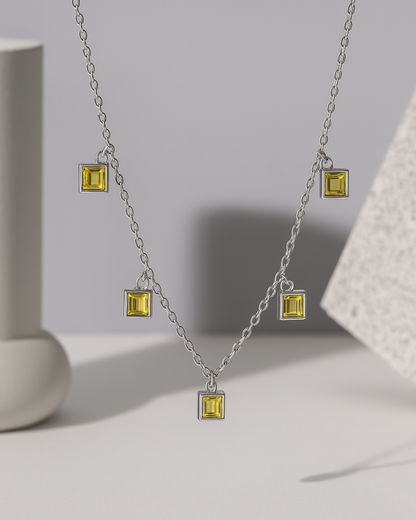 Peridot Purity Necklace Sterling Silver