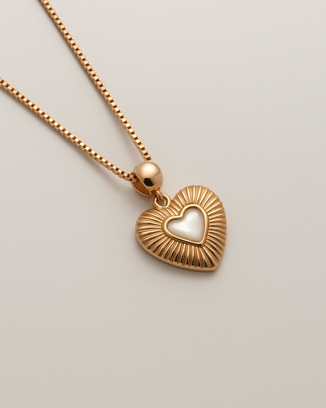 Solara Heart Sterling Silver Necklace