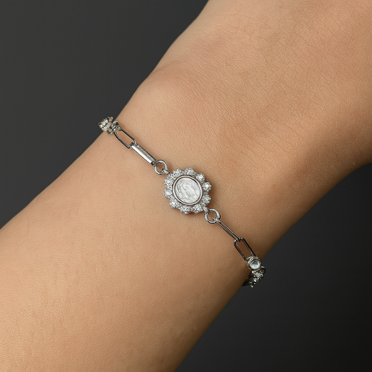 Floral Halo Bracelet