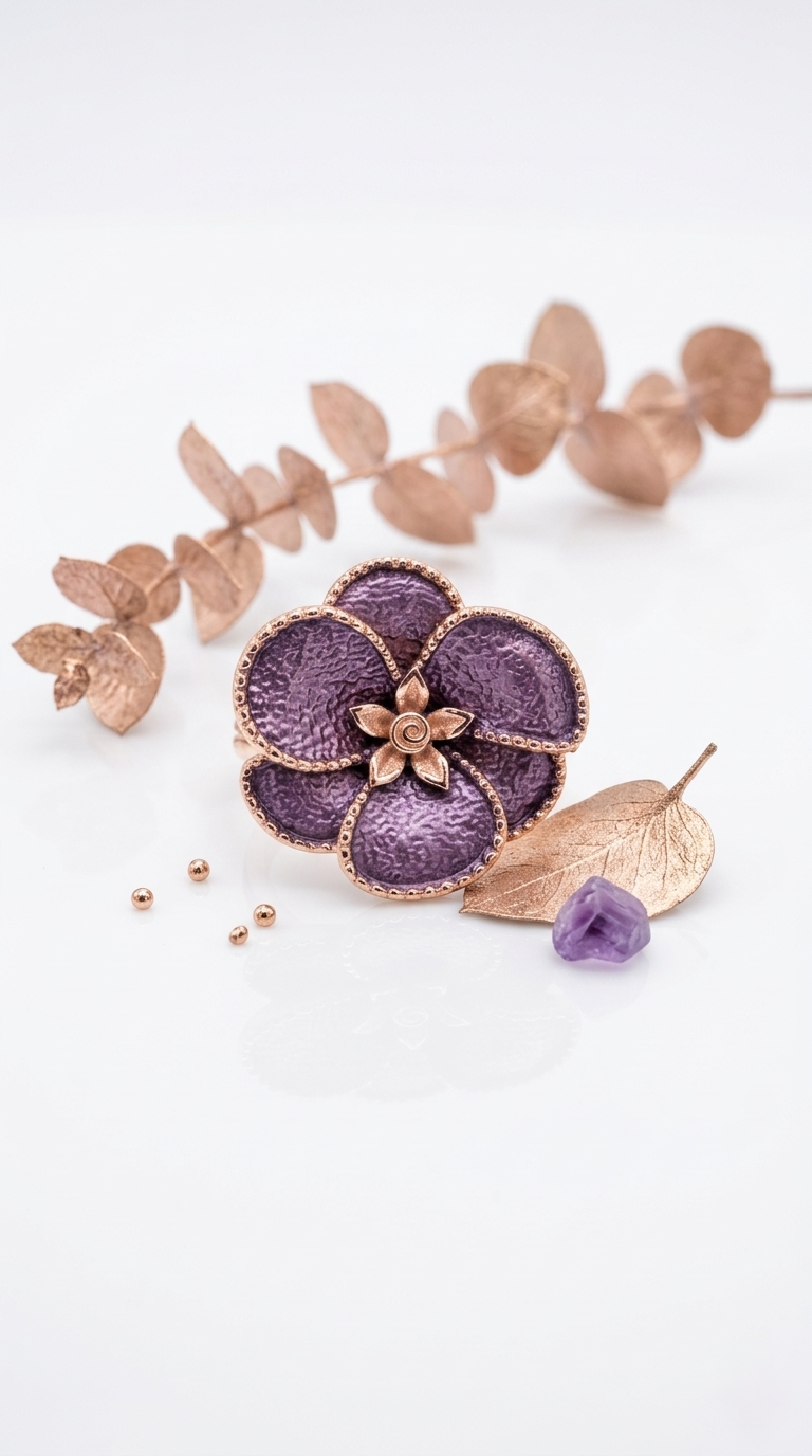 Violette Fleur Ring | 925 Sterling Silver