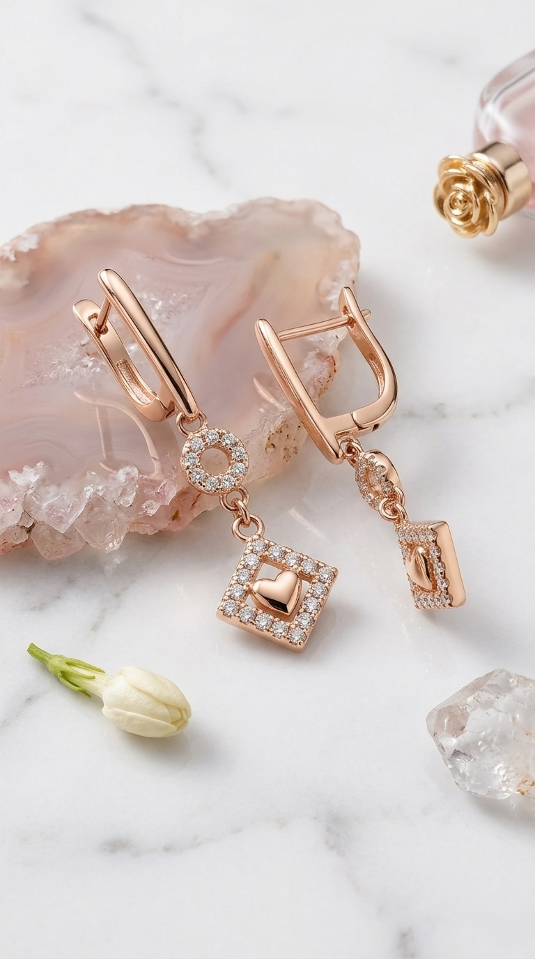 Axiom Heart Drops | 925 Sterling Silver