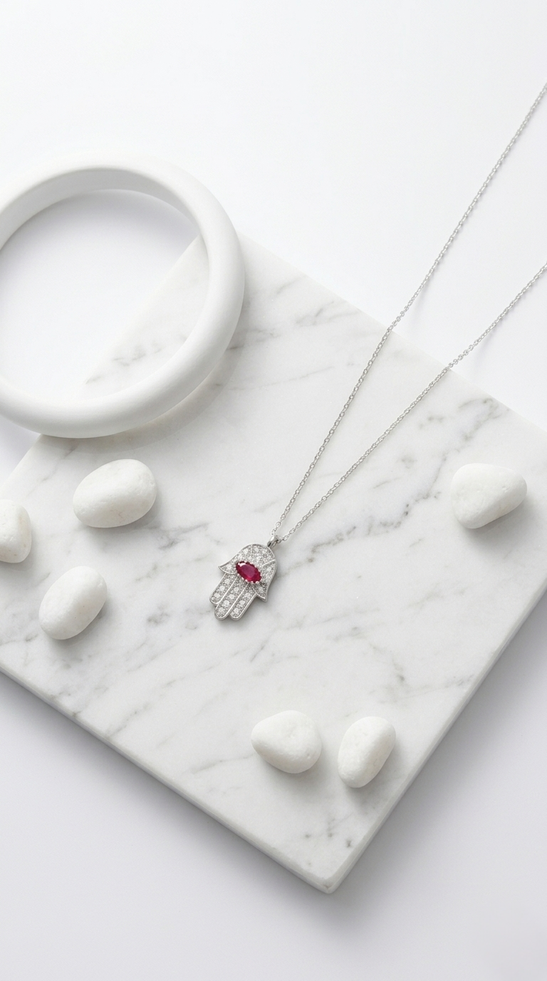Elira Guardian Flame Pendant | 925 Sterling Silver