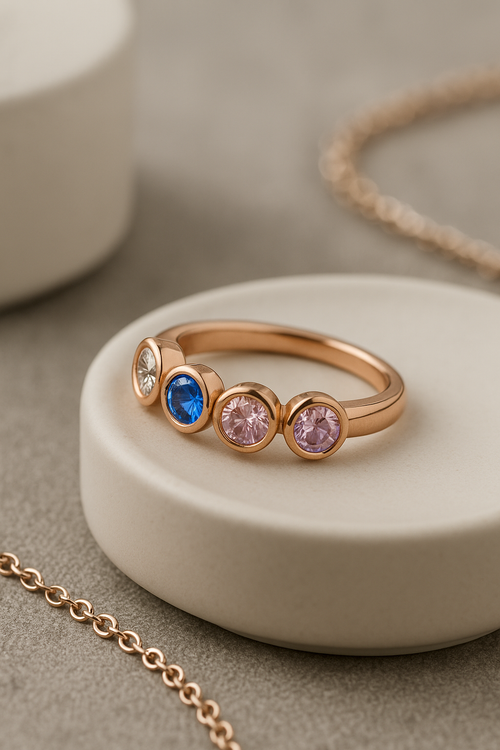 Spectrum Glow Ring - Sterling Silver