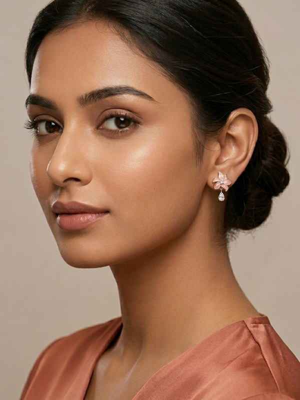 Roselle Drop Earrings | 925 Sterling Silver