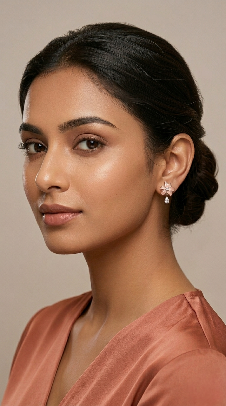 Roselle Drop Earrings | 925 Sterling Silver