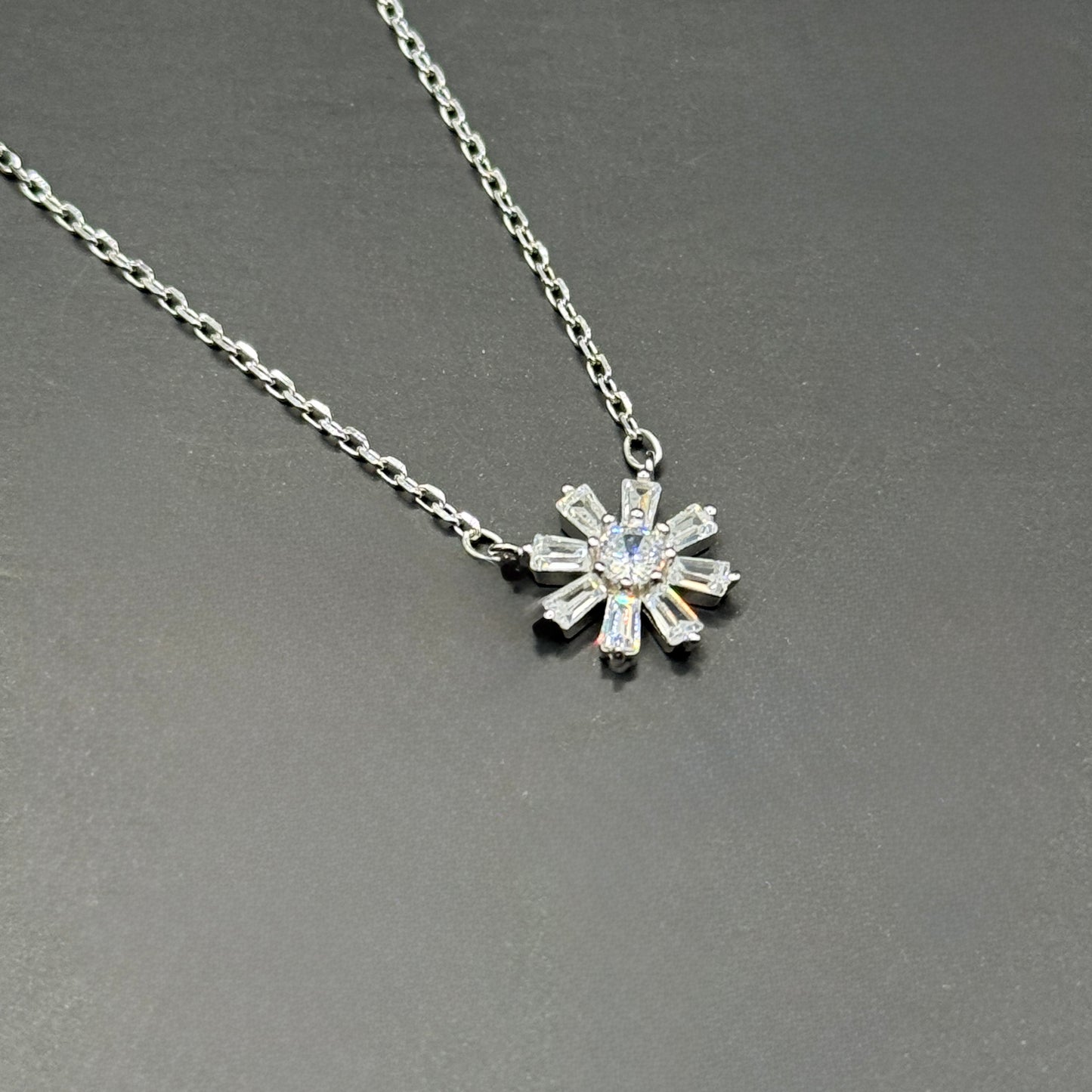 Crystal Petal Necklace