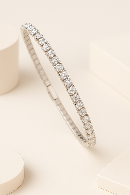 Luminara Classic Tennis Bracelet | 925 Sterling Silver
