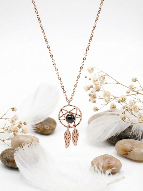Veya Dreamcatcher Charm Necklace | 925 Sterling Silver