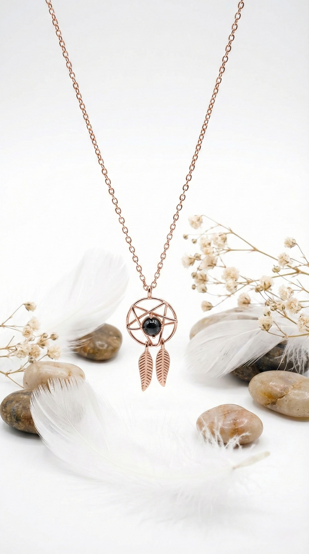 Veya Dreamcatcher Charm Necklace | 925 Sterling Silver