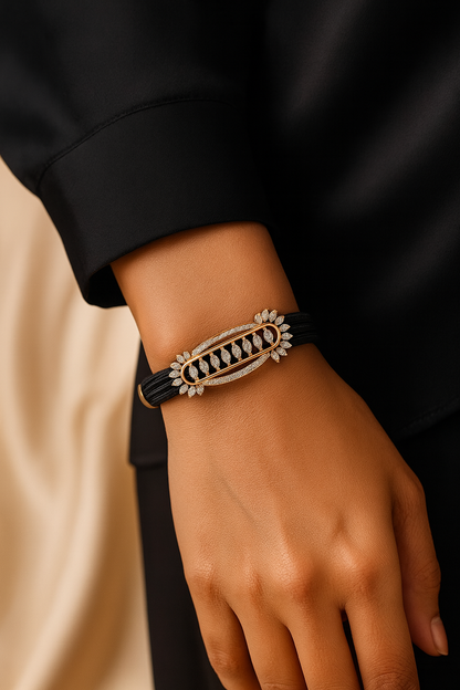 Aurelia Crest Sterling Silver Bracelet