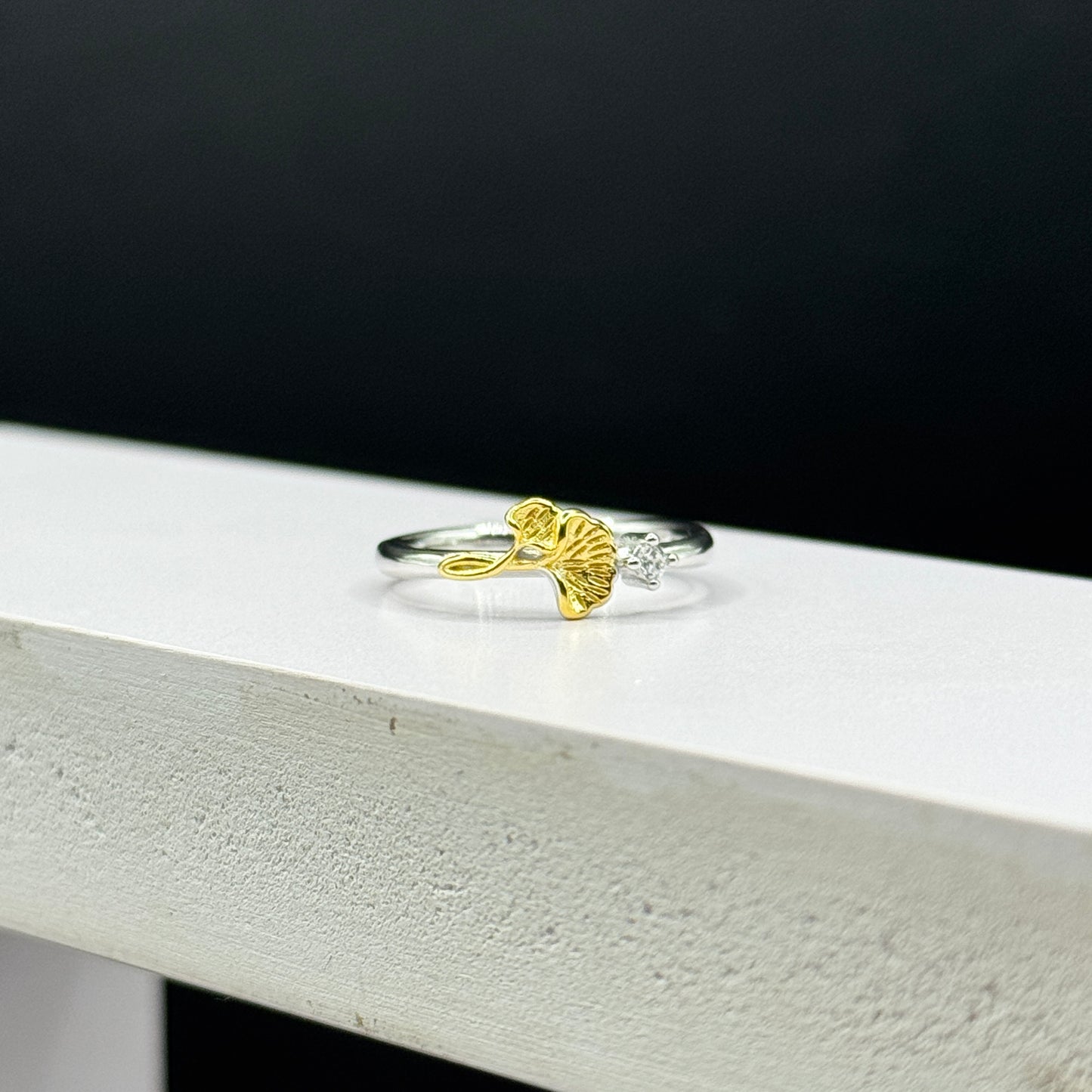Zen Gingko Ring