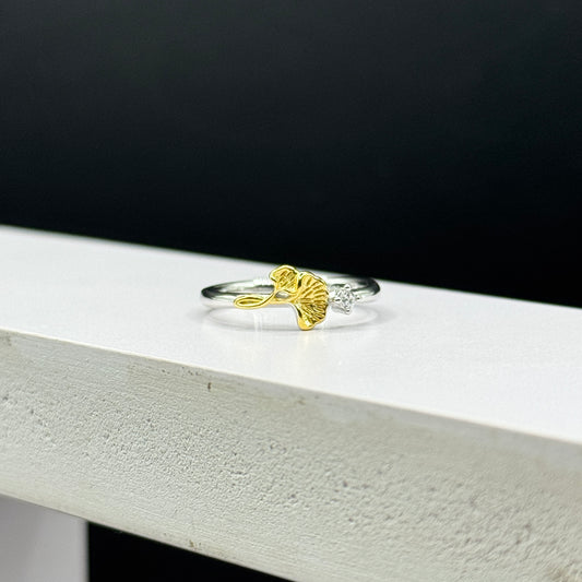 Zen Gingko Ring