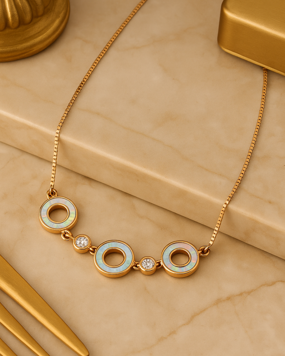 Disc & Dazzle Bracelet Sterling Silver