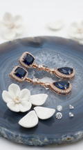Aurelia Sapphire Drops | 925 Sterling Silver