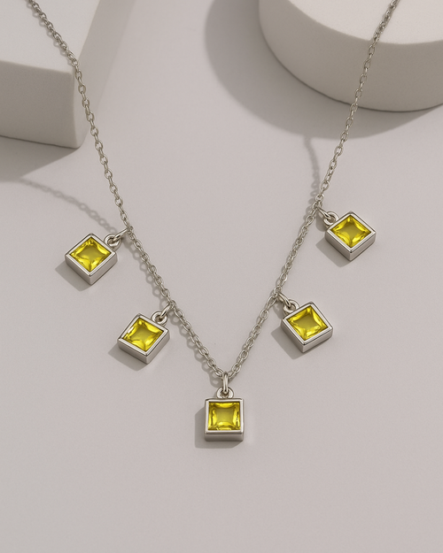 Peridot Purity Necklace Sterling Silver