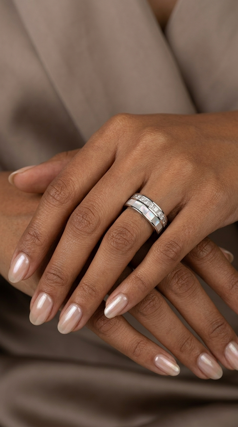 Lustre Band Ring | 925 Sterling Silver