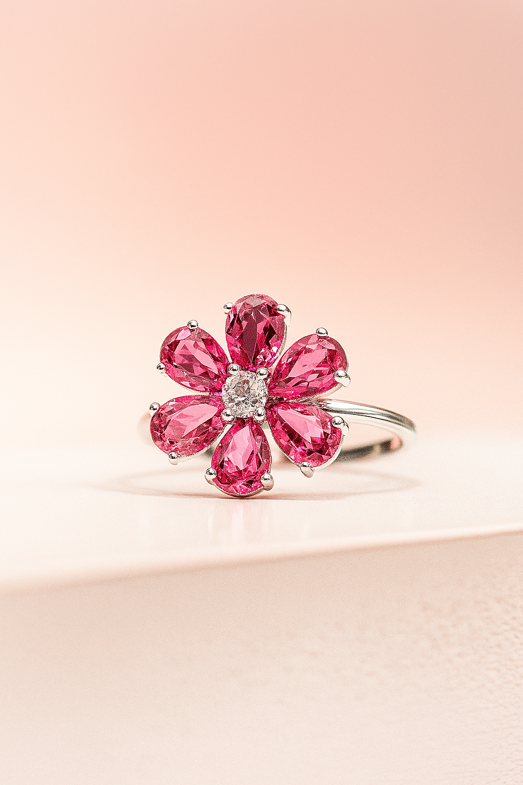 Blushing Blossom Ring