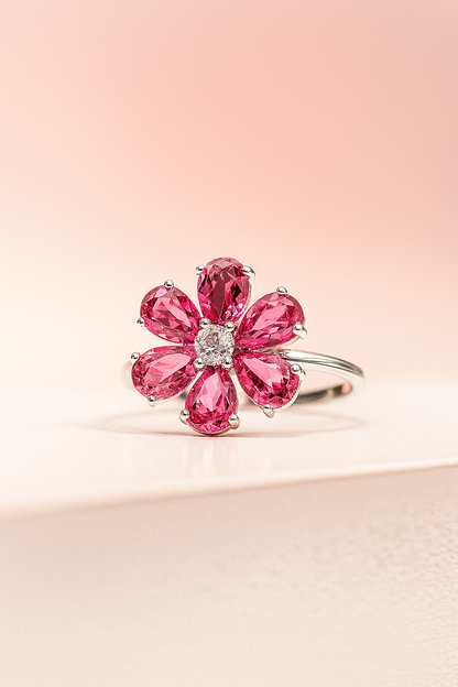Blushing Blossom Ring