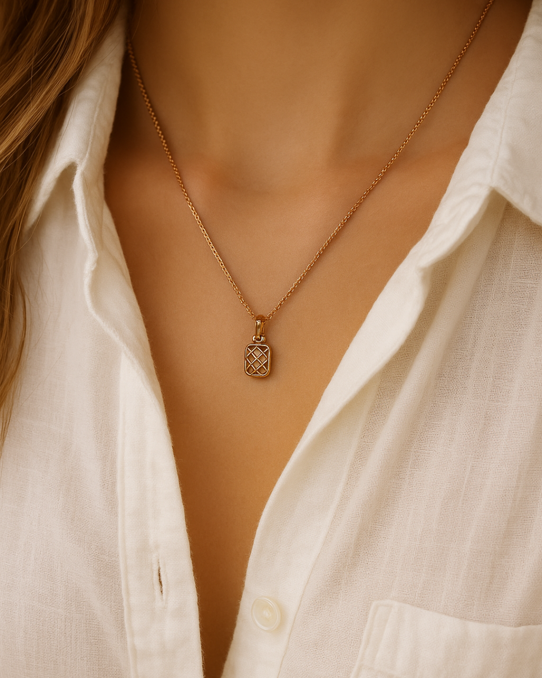 Eterna Weave Sterling Silver Necklace