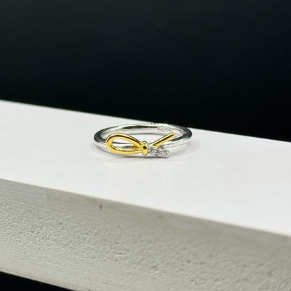 Gold Ribbon Ring